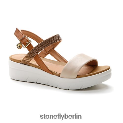 flache Sandalen Stonefly Aqua III 22 Nappaleder/Textil weich Frauen LRBH8V146