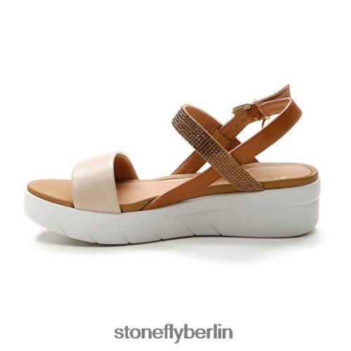 flache Sandalen Stonefly Aqua III 22 Nappaleder/Textil weich Frauen LRBH8V146