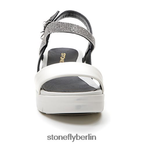 flache Sandalen Stonefly Aqua III 22 Nappaleder/Textil weich Frauen LRBH8V151