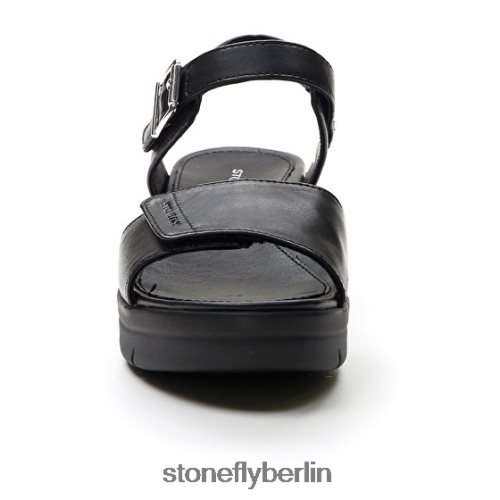 flache Sandalen Stonefly Aqua III 2 Nappa Schwarz Frauen LRBH8V141