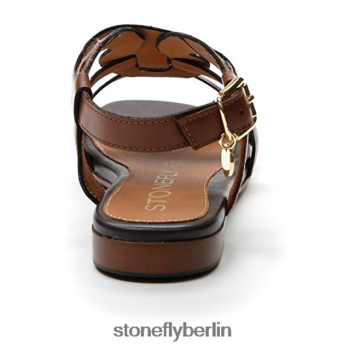 flache Sandalen Stonefly Daisy 6 Kalb lth/s.cocco geprägt Zigarrenbraun Frauen LRBH8V134