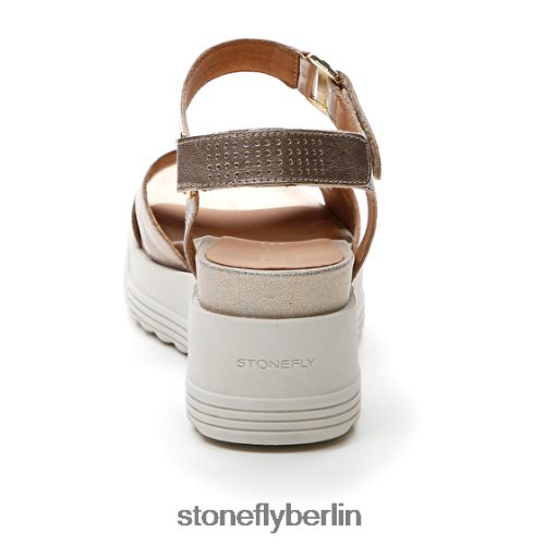 flache Sandalen Stonefly parky 15 laminiert lth Mode Frauen LRBH8V163