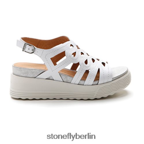 Keilsandalen Stonefly Parky 18 Nappa lth Weiss Frauen LRBH8V225