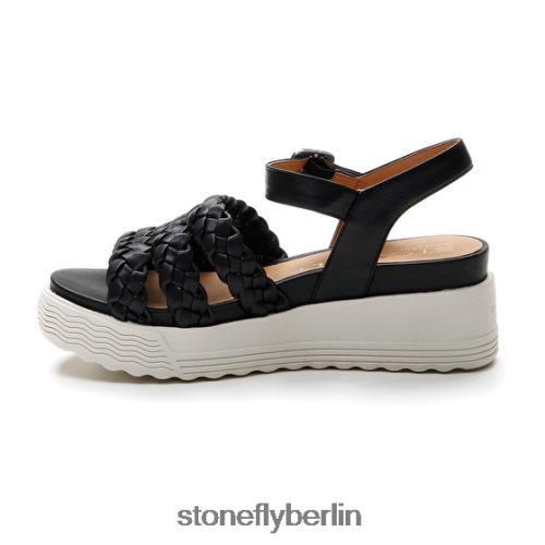 Keilsandalen Stonefly parky 16 geprägtes s./nappa lth Schwarz Frauen LRBH8V211