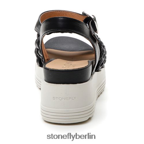Keilsandalen Stonefly parky 16 geprägtes s./nappa lth Schwarz Frauen LRBH8V211