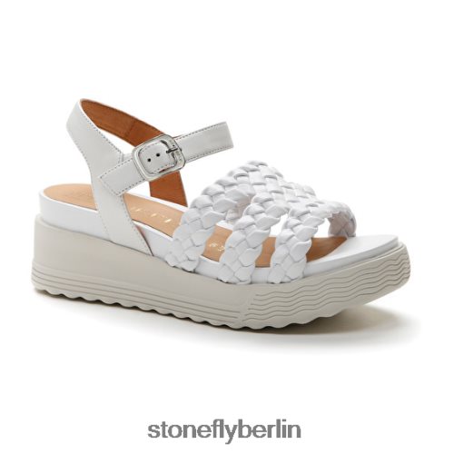 Keilsandalen Stonefly parky 16 geprägtes s./nappa lth Weiss Frauen LRBH8V213