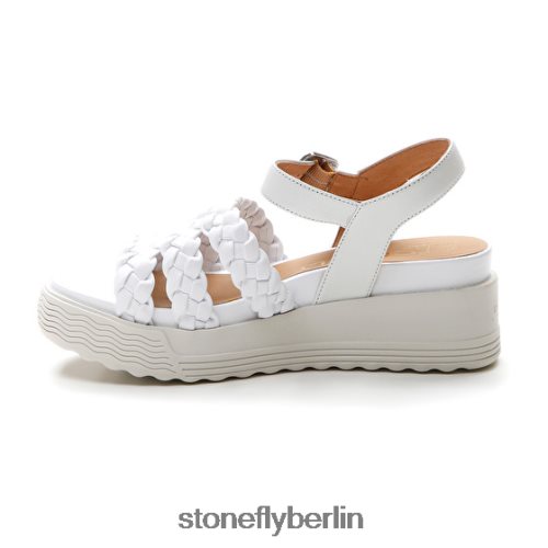 Keilsandalen Stonefly parky 16 geprägtes s./nappa lth Weiss Frauen LRBH8V213