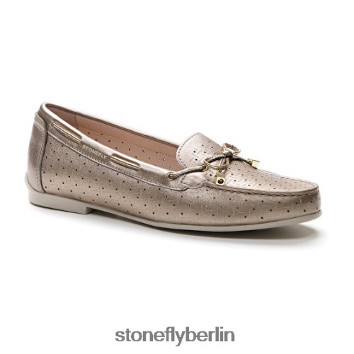 Mokassin Stonefly capri iii 1 laminiert lth metallisches Sprudeln Frauen LRBH8V12