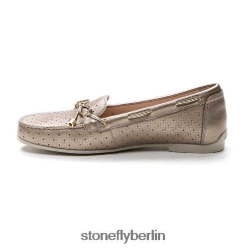 Mokassin Stonefly capri iii 1 laminiert lth metallisches Sprudeln Frauen LRBH8V12