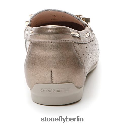 Mokassin Stonefly capri iii 1 laminiert lth metallisches Sprudeln Frauen LRBH8V12