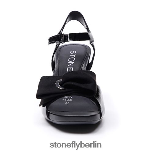 Sandalen mit Absatz Stonefly Jenny 3 Patent Schwarz Frauen LRBH8V260