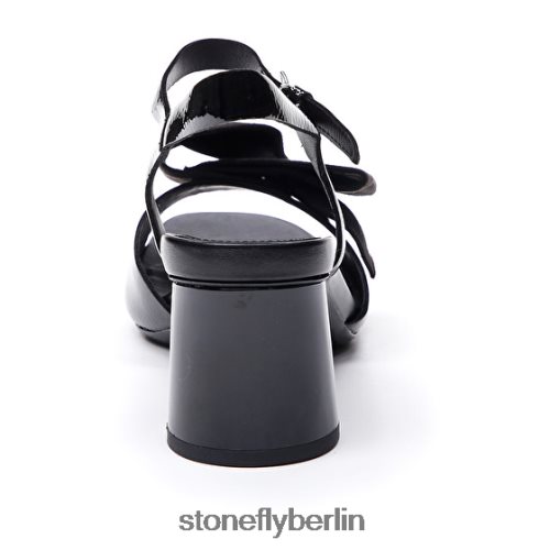 Sandalen mit Absatz Stonefly Jenny 3 Patent Schwarz Frauen LRBH8V260