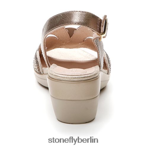 Sandalen mit Absatz Stonefly vanity iii 30 ziegenveloursleder/laminiertes lth Mode Frauen LRBH8V258