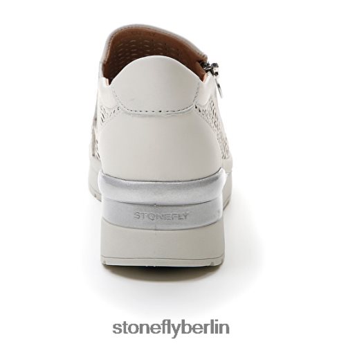Schuhe mit Reißverschluss Stonefly Creme 25 Nappa lth 346 Frauen LRBH8V91