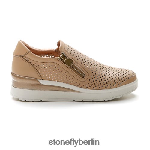 Schuhe mit Reißverschluss Stonefly Creme 25 Nappa lth weich Frauen LRBH8V90