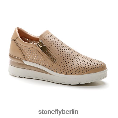 Schuhe mit Reißverschluss Stonefly Creme 25 Nappa lth weich Frauen LRBH8V90