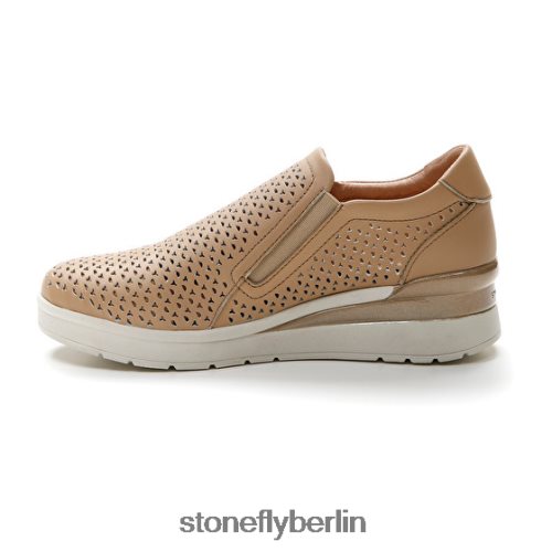 Schuhe mit Reißverschluss Stonefly Creme 25 Nappa lth weich Frauen LRBH8V90
