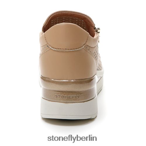 Schuhe mit Reißverschluss Stonefly Creme 25 Nappa lth weich Frauen LRBH8V90