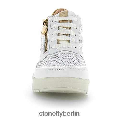 Schuhe mit Reißverschluss Stonefly Creme 40 Nappa lth 150 Frauen LRBH8V83