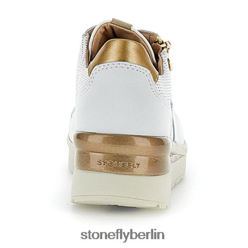 Schuhe mit Reißverschluss Stonefly Creme 40 Nappa lth 150 Frauen LRBH8V83