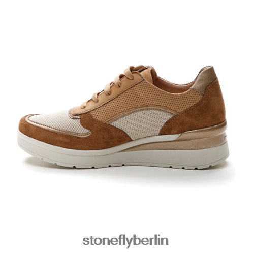 Schuhe mit Reißverschluss Stonefly creme 40 Velours/Textil/Nappa lth 220 Frauen LRBH8V87