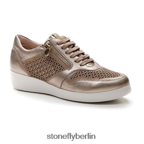Schuhe mit Reißverschluss Stonefly paseo iv 27 laminiert links/velours Mode Frauen LRBH8V100