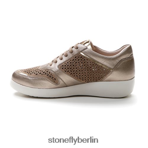 Schuhe mit Reißverschluss Stonefly paseo iv 27 laminiert links/velours Mode Frauen LRBH8V100