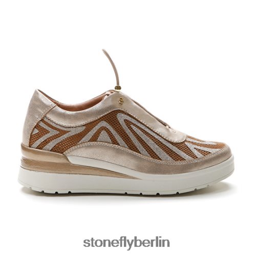 Turnschuhe Stonefly Creme 38 Velours/S.laminiert 220 Frauen LRBH8V105
