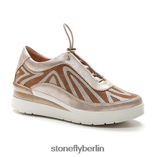 Turnschuhe Stonefly Creme 38 Velours/S.laminiert 220 Frauen LRBH8V105