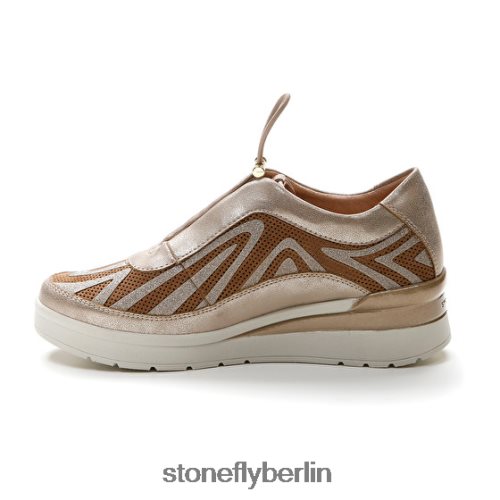 Turnschuhe Stonefly Creme 38 Velours/S.laminiert 220 Frauen LRBH8V105