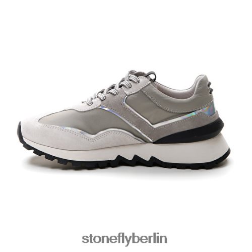 Turnschuhe Stonefly simply lady 4 velours/textil Gletschergrau Frauen LRBH8V39