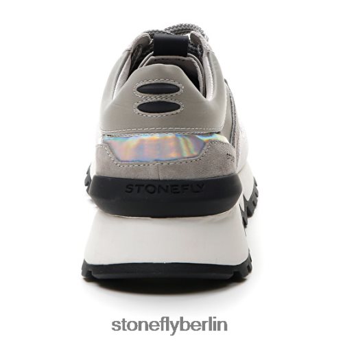 Turnschuhe Stonefly simply lady 4 velours/textil Gletschergrau Frauen LRBH8V39