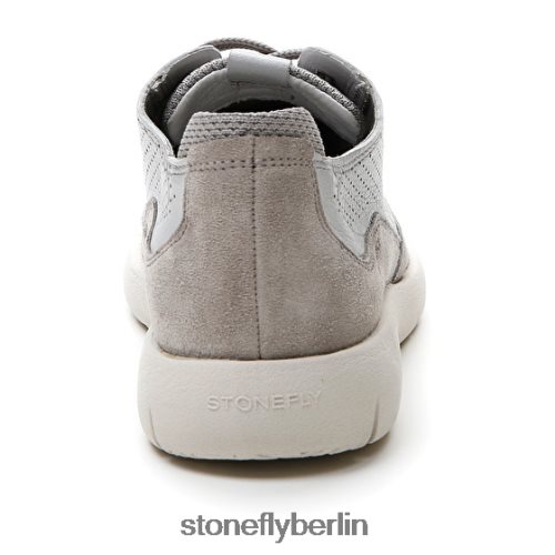lässige Schuhe Stonefly Stream 20 Nappaleder/Velours Greif grau Männer LRBH8V328
