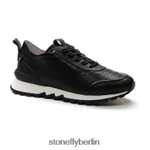 lässige Schuhe Stonefly einfach Mann 6 gewaschene Ziege Schwarz Männer LRBH8V341