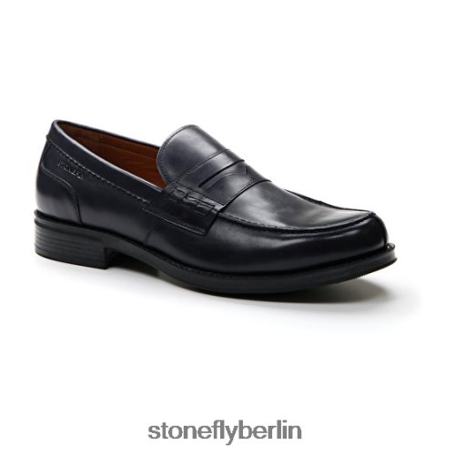 Mokassin Stonefly Glückseligkeit 1 Kalb lth Nachtblau Männer LRBH8V295